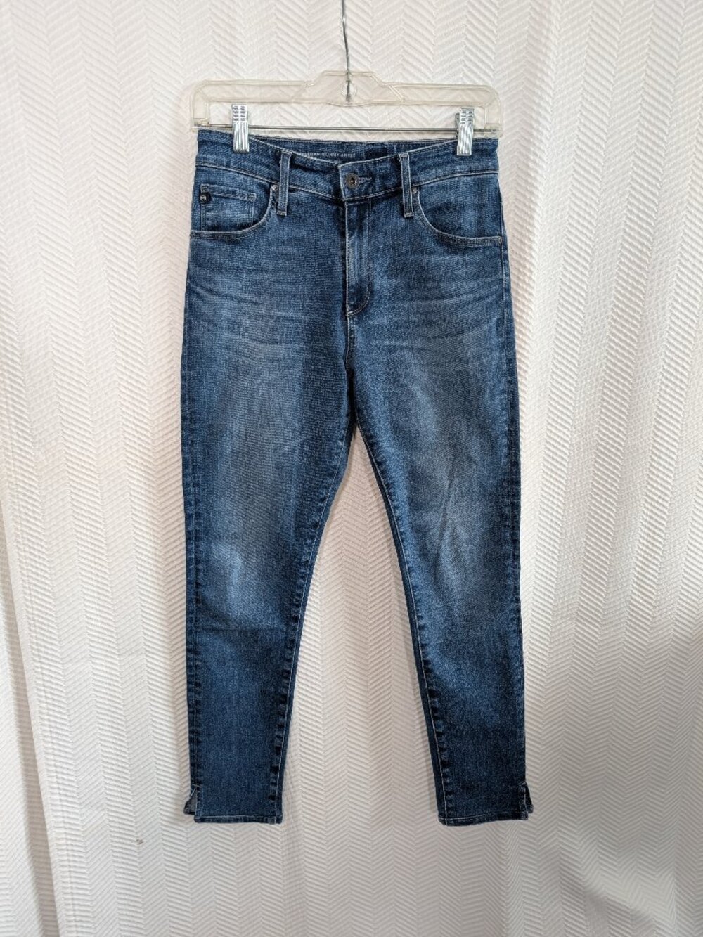 AG Adriano Goldschmied The Farrah Skinny Ankle Jeans High-Rise Size 26R Denim
